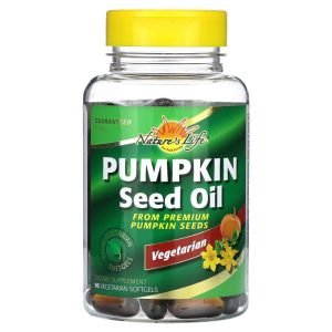 Nature's Life Pumpkin Seed Oil 90 Vegetarian Softgels
