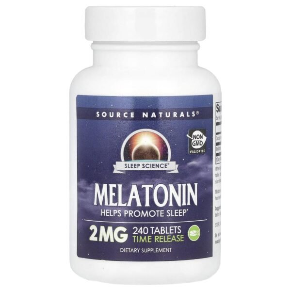 Source Naturals Melatonin Time Release 2 mg 240 Tablets