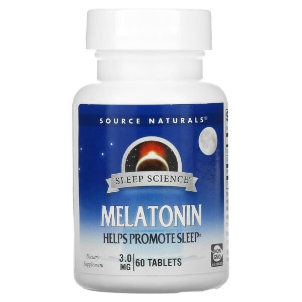 Source Naturals Melatonin 3 mg 60 Tablets