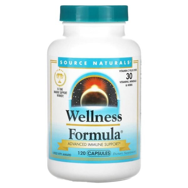 Source Naturals Wellness Formula Advanced Immune Support  120 Capsules