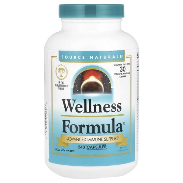 Source Naturals Wellness Formula Advanced Immune Support 240 Capsules