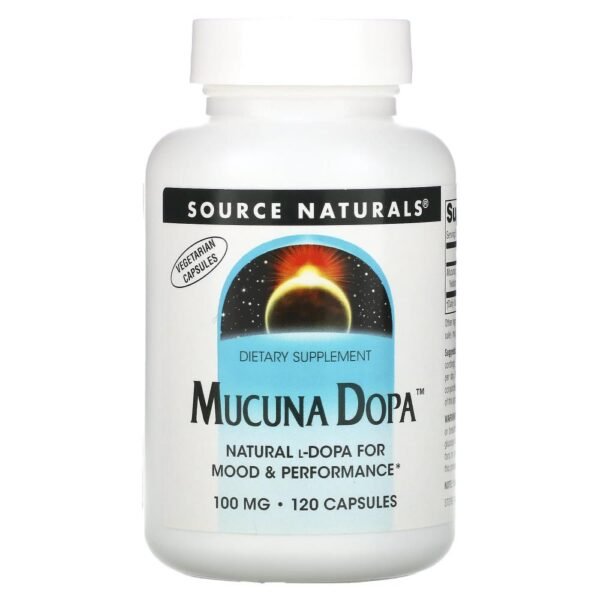 Source Naturals Mucuna Dopa 100 mg 120 Capsules