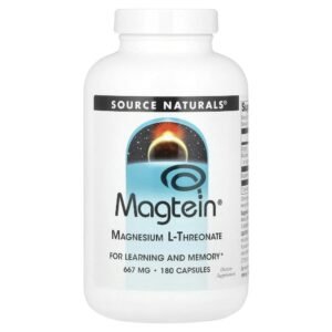 Source Naturals Magtein® Magnesium L-Threonate 180 Capsules