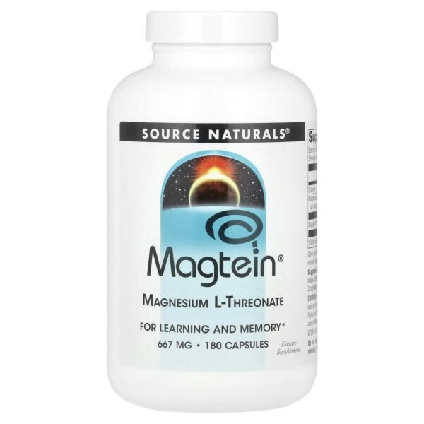 Source Naturals Magtein® Magnesium L-Threonate 180 Capsules