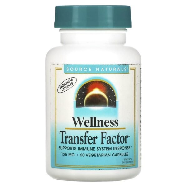 Source Naturals Wellness Transfer Factor 125 mg 60 Vegetarian Capsules