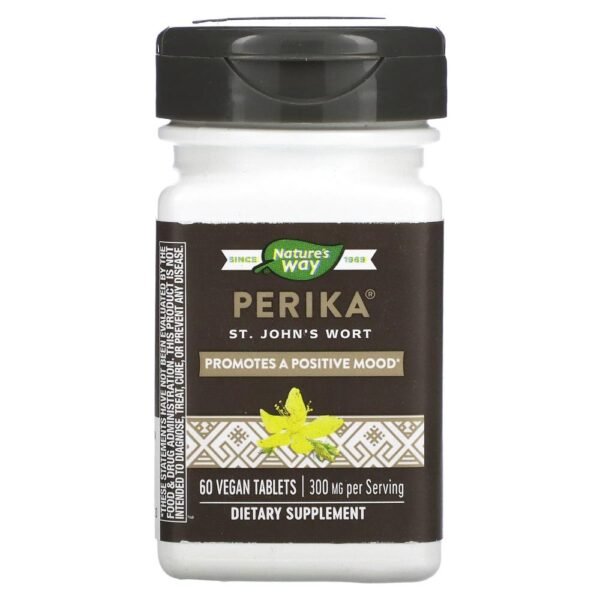 Nature's Way Perika St. John's Wort 300 mg 60 Vegan Tablets