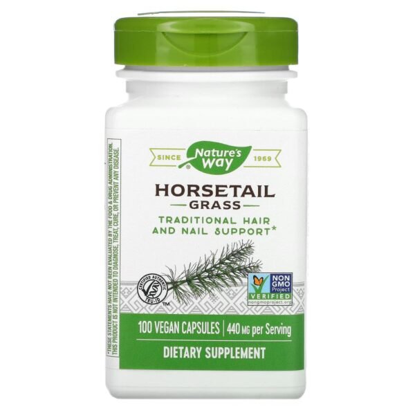 Nature's Way Horsetail Grass 440 mg 100 Vegan Capsules