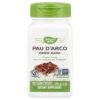 Nature's Way Pau D'Arco Inner Bark 1090 mg 100 Vegan Capsules (545 mg Per Capsule)