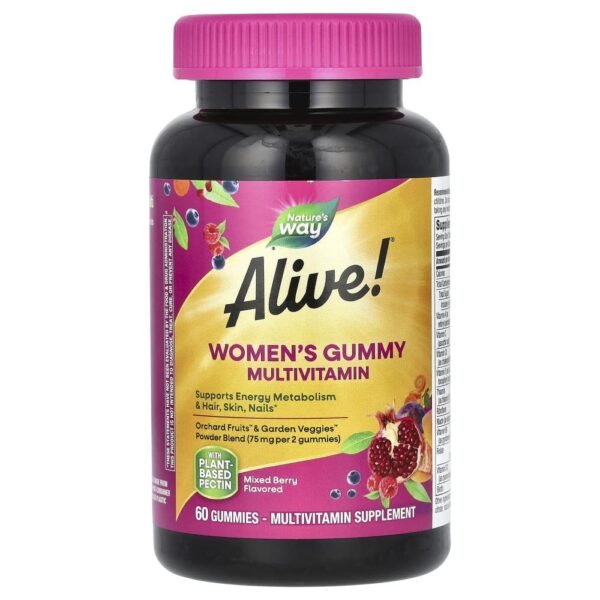 Nature's Way Alive! Women's Gummy Multivitamin Mixed Berry  60 Gummies