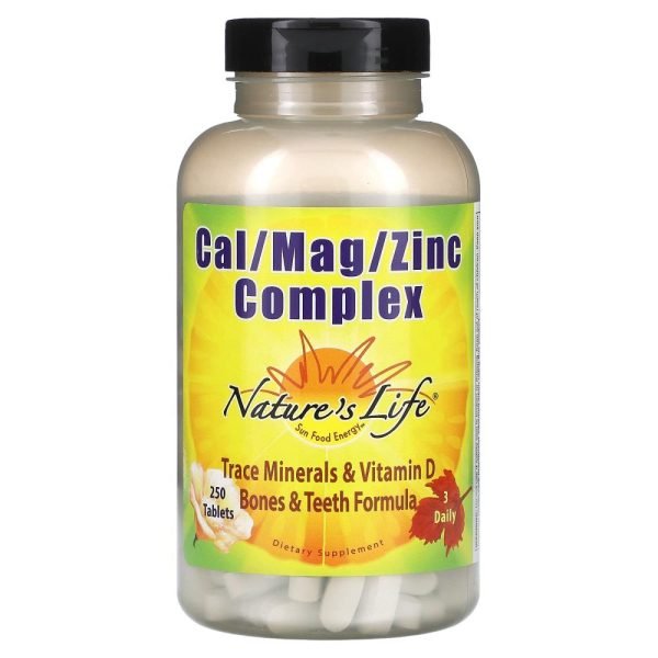 Nature's Life Cal / Mag / Zinc Complex 250 Tablets