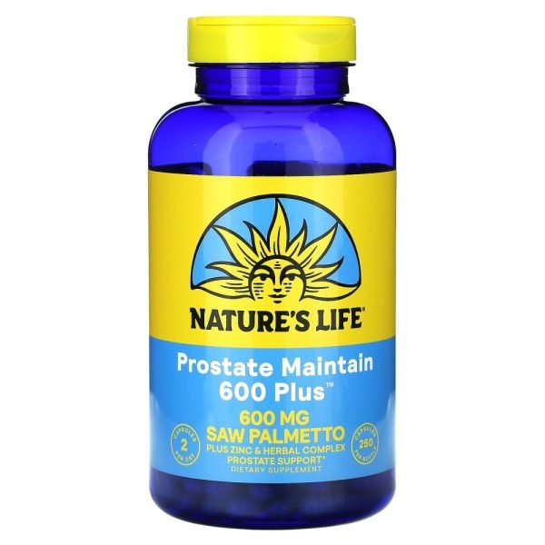 Nature's Life Prostate Maintain 600 Plus 600 mg 250 Capsules (300 mg)