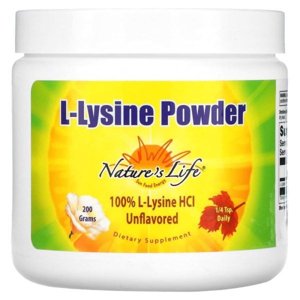 Nature's Life L-Lysine Powder Unflavored 200 g