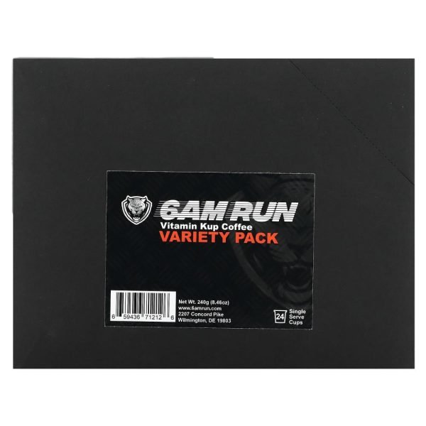 6AM Run Vitamin Kup Coffee Variety Pack 24 Single Serve Cups 240g