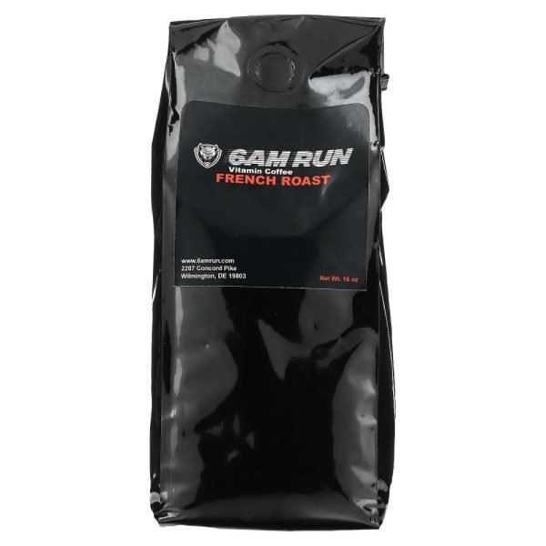 6AM Run Vitamin Coffee French Roast 16 oz