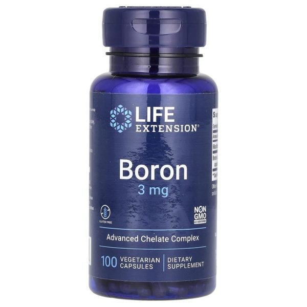 Life Extension Boron 3 mg 100 Vegetarian Capsules