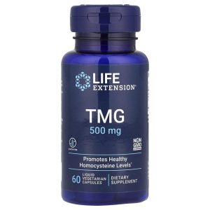 Life Extension TMG 1000 mg 60 Liquid Vegetarian Capsules (500 mg per Capsule)