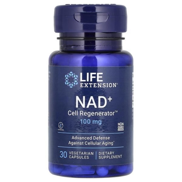 Life Extension NAD+ Cell Regenerator 100 mg 30 Vegetarian Capsules