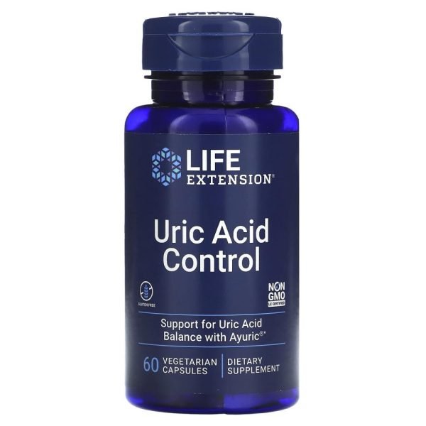 Life Extension Uric Acid Control 60 Vegetarian Capsules
