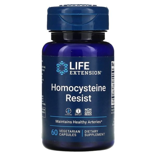 Life Extension Homocysteine Resist 60 Vegetarian Capsules
