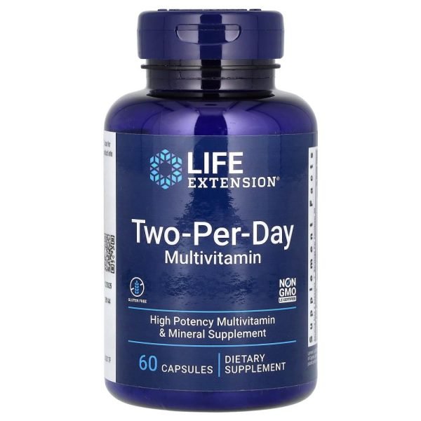 Life Extension Two-Per-Day Multivitamin 60 Capsules