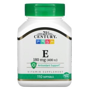 21st Century Vitamin E 180 mg (400 IU) 110 Softgels
