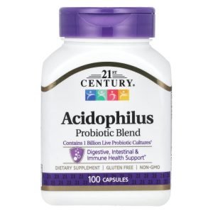 21st Century Acidophilus Probiotic Blend 100 Capsules