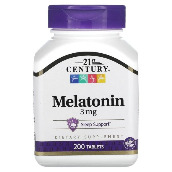 21st Century Melatonin 3 mg 200 Tablets