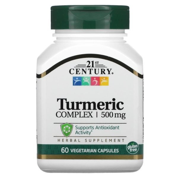 21st Century Turmeric Complex 500 mg 60 Vegetarian Capsules