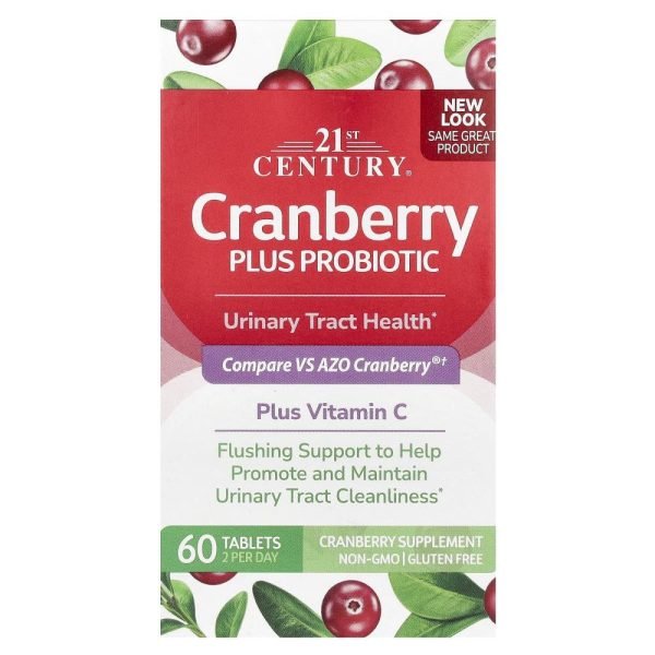 21st Century Cranberry Plus Probiotic 60 Tablets
