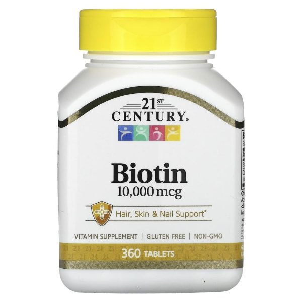 21st Century Biotin 10000 mcg 360 Tablets