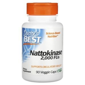 Doctor's Best Nattokinase 2000 FUs 90 Veggie Caps