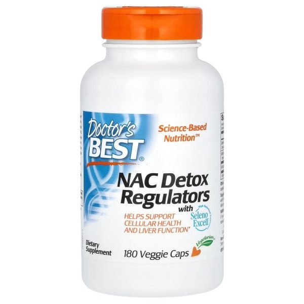 Doctor's Best NAC Detox Regulators 180 Veggie Caps