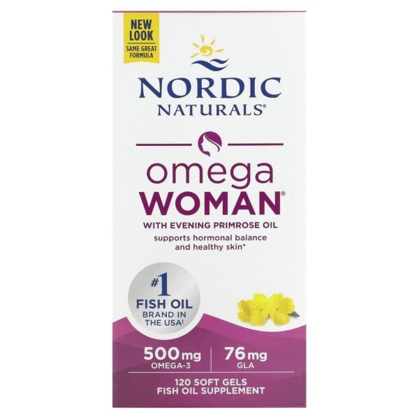 Nordic Naturals Omega Woman with Evening Primrose Oil 120 Soft Gels