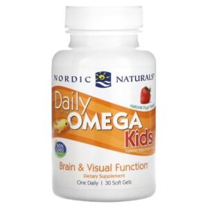 Nordic Naturals Daily Omega Kids Natural Fruit  30 Soft Gels