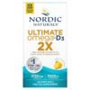 Nordic Naturals Ultimate Omega 2X with Vitamin D3 Lemon 60 Softgels