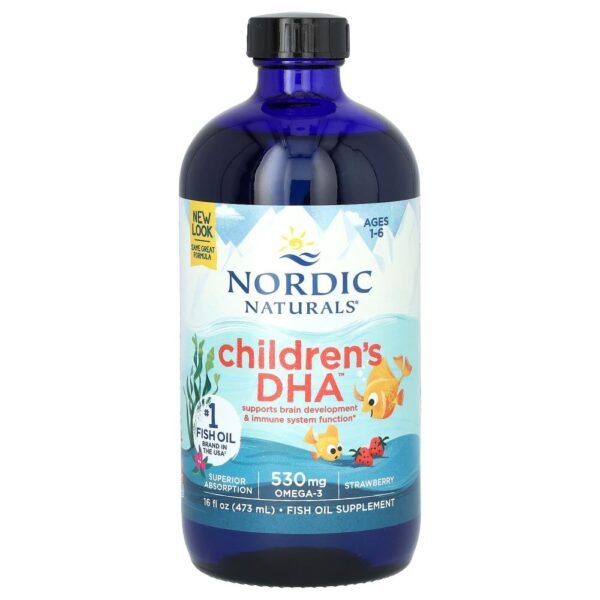 Nordic Naturals Children's DHA Ages 1-6 Strawberry 473ml