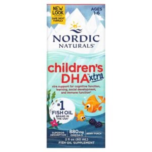 Nordic Naturals Children's DHA Xtra Ages 1-6 Berry Punch 880 mg 60ml