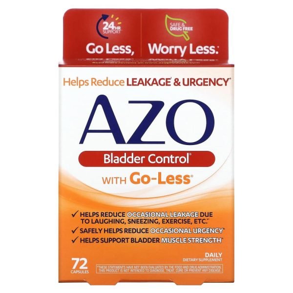 AZO Bladder Control with Go-Less 72 Capsules