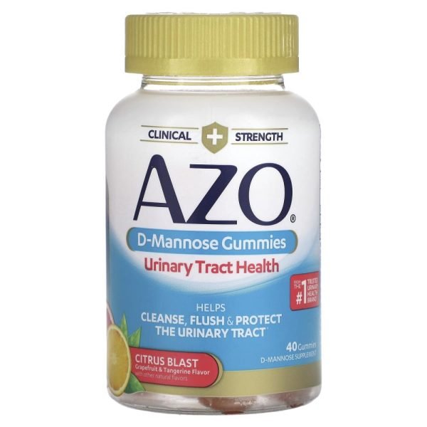 AZO D-Mannose Gummies Citrus Blast 40 Gummies