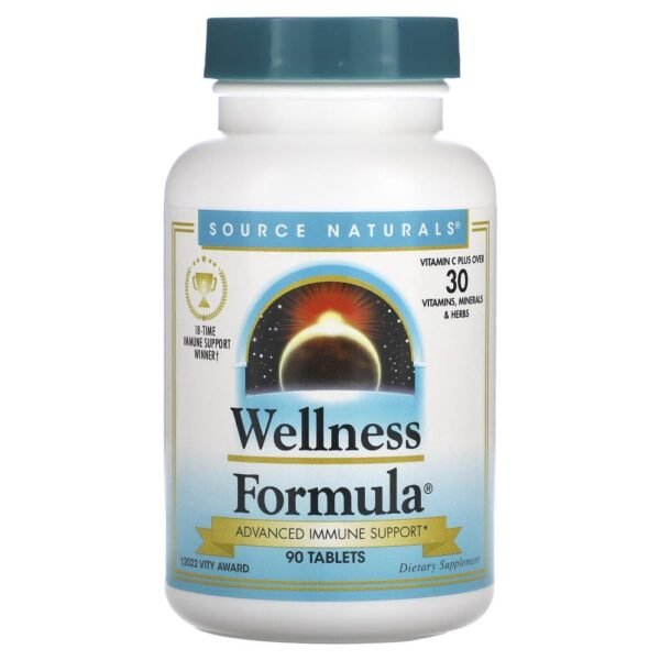 Source Naturals Wellness Formula Advanced Immune Support  90 Tablets
