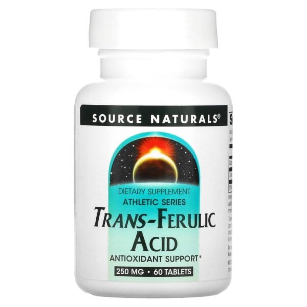 Source Naturals Athletic Series Trans-Ferulic Acid 250 mg 60 Tablets