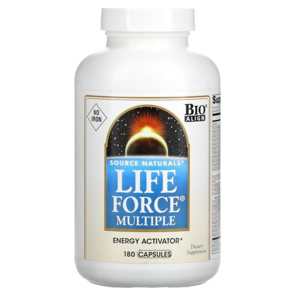 Source Naturals Life Force Multiple No Iron 180 Capsules