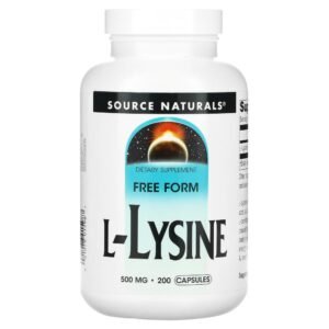 Source Naturals L-Lysine 500 mg 200 Capsules