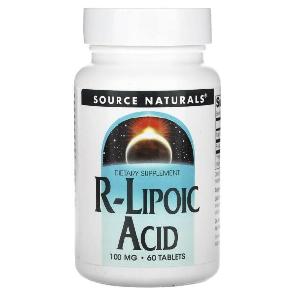 Source Naturals R-Lipoic Acid 100 mg 60 Tablets