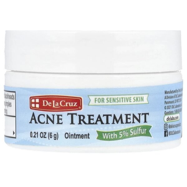 De La Cruz Acne Treatment with 5% Sulfur 6g