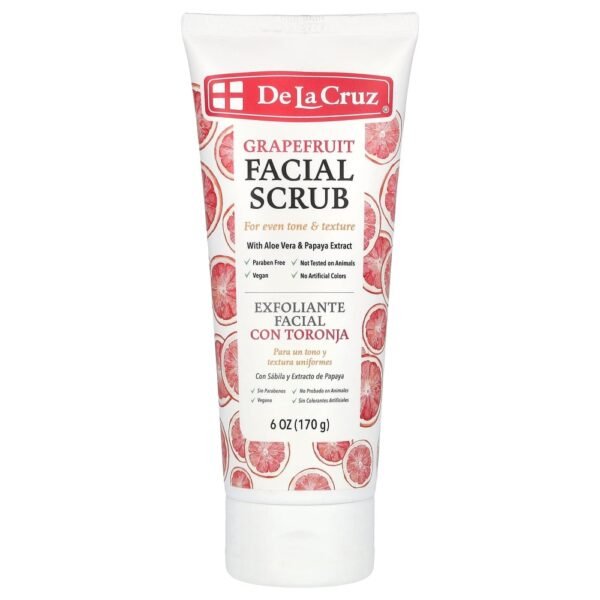 De La Cruz Facial Scrub Grapefruit 170g