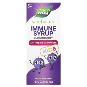 Nature's Way Sambucus® Kids Immune Syrup Elderberry with Propolis & Echinacea Ages 2+ 120ml