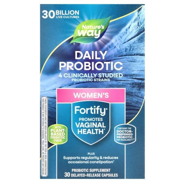 Nature's Way Fortify® Women's Daily Probiotic 30 Billion CFU 30 Delayed-Release Capsules