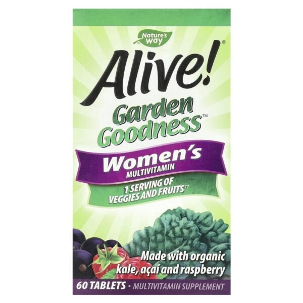 Nature's Way Alive! Garden Goodness Women's Multivitamin 60 Tablets
