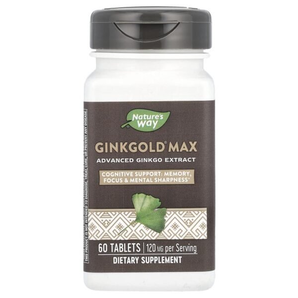 Nature's Way Ginkgold® Max 120 mg 60 Tablets
